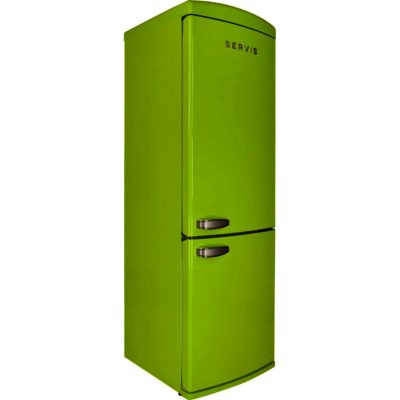 Servis C60185NFPT Retro Frost Free Fridge Freezer in Pistachio Green